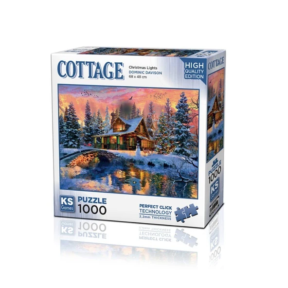 20720 Christmas Lights 1000 Parça Puzzle -KS Puzzle ürün görseli 1