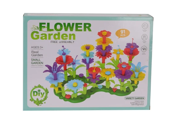 LY004A 91 PCS GÜZEL BAHÇE ÇİÇEK SETİ - Resim 2