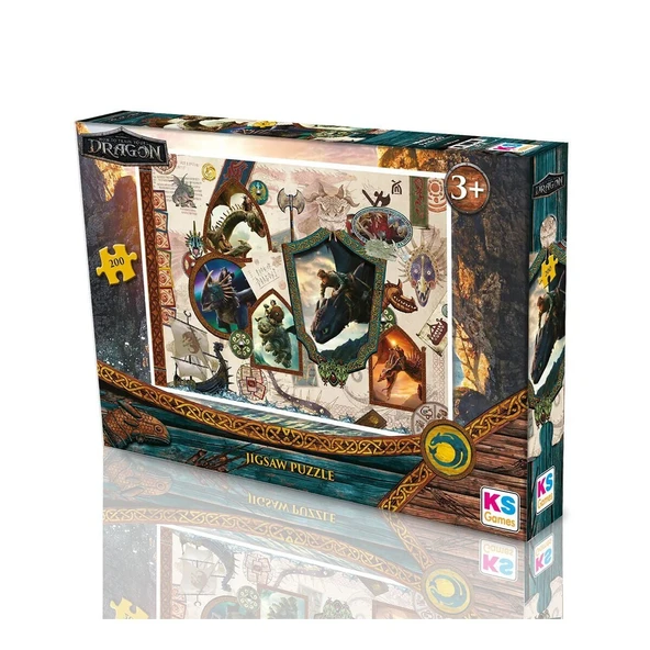 HD 113 HOW TO TRAİN YOUR DRAGON PUZZLE 200 PRÇ - Resim 4