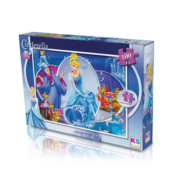 CRL714 KS, Cinderella / 100 Parça Puzzle - Resim 3