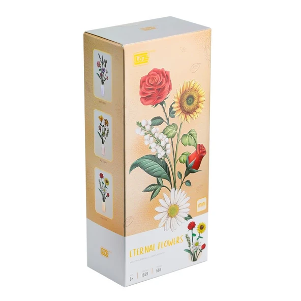 LZ1659 LOZ Eternal Flowers Serisi - ''Her Zaman Güneşe Doğru'' 568 Parça Yapım Seti ürün görseli 1