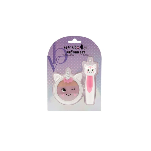 VRB47000 Very Bella - Unicorn Seti (lip gloss+far) - Resim 10