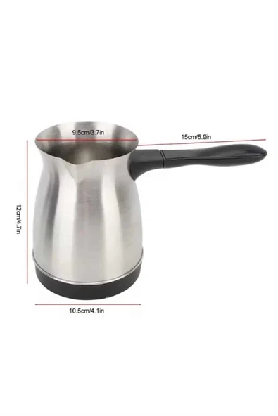 CS Lrnz Srf Katlanabilir Çelik Cezve Inox - Resim 3