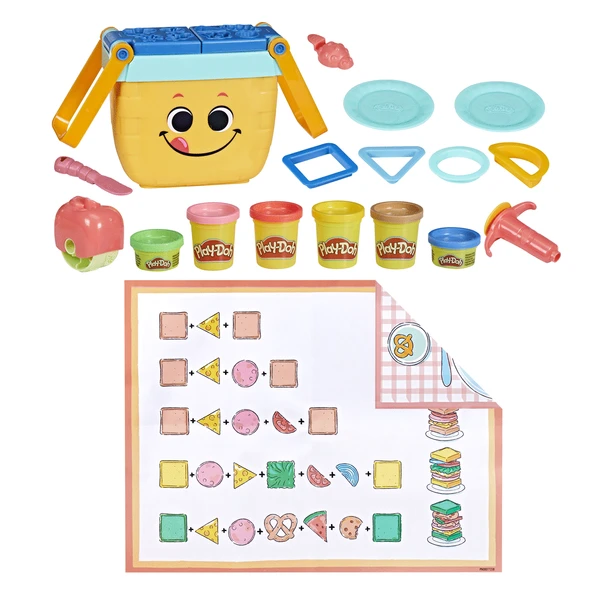 F6916 Play-Doh Piknik Şekilleri Başlangıç Seti +3 yaş - Resim 8