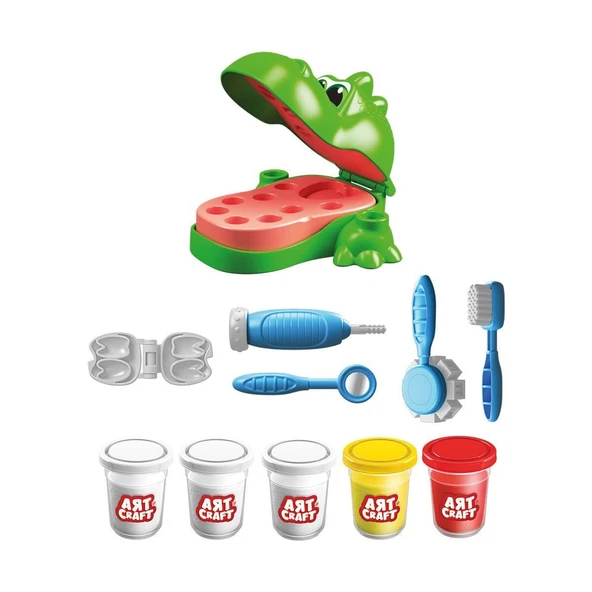 03677 DİNO DİŞÇİ HAMUR SET - Resim 3