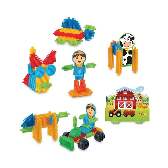 03312 KAKTÜS BLOKLAR ÇİFTLİK 75PCS - Resim 4
