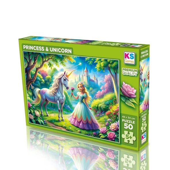 31755 PRINCES UNICORN 50 PARÇA PUZZLE ürün görseli 1