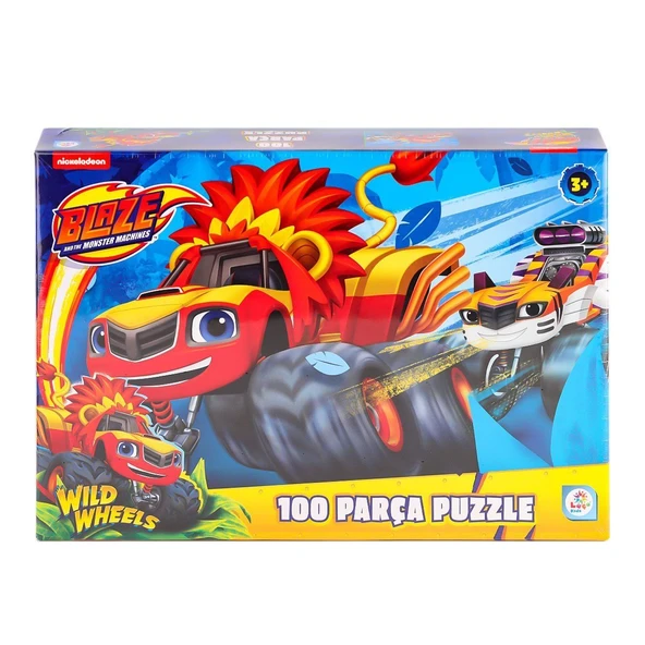 BL0048 Blaze Monster Machines 100 Parça Puzzle -Laçokids ürün görseli 1