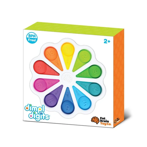 TFB275 Fat Brain Toys, Dimpl Rakamlı Duyu Düğmeleri - Resim 6