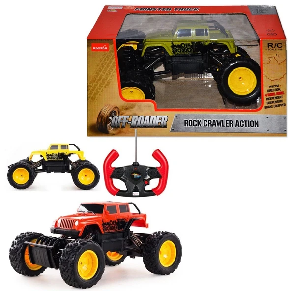 59100 1:18 Rock Crawler Uzaktan Kumandalı Aksiyon Aracı ürün görseli 1
