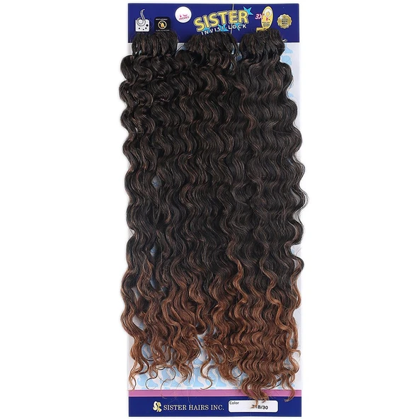 Afro Daası /Siyah Kahve Ombreli 1/30 ürün görseli 1