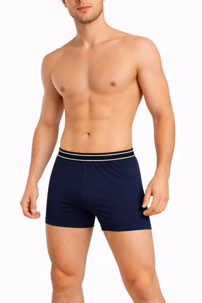 Lacivert Erkek Boxer, Aşırı Terleme Önleyici, Çift Katmanlı, Islaklık Sızdırmaz, Nefes Alabilen İç Giyim ürün görseli 1