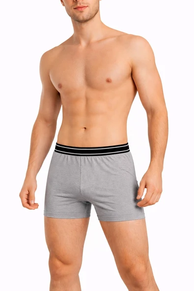 Gri Erkek Boxer, Aşırı Terleme Önleyici, Çift Katmanlı, Islaklık Sızdırmaz, Nefes Alabilen İç Giyim ürün görseli 1