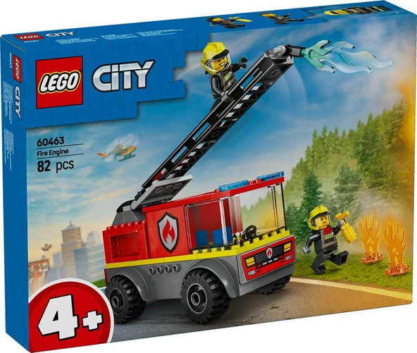Lego City Merdivenli İtfaiye Kamyonu 60463 ürün görseli 1
