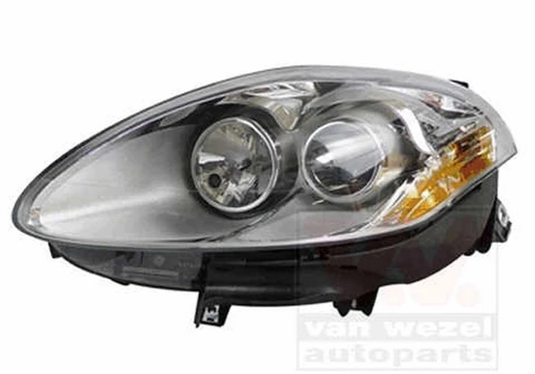 Fiat Bravo Iı 2006  Far Sol Mercekli Motorlu Krom (Oem No:51757538) ürün görseli 1