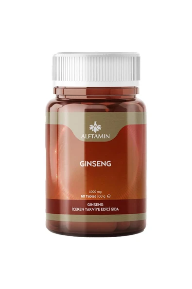 ALFTAMİN Ginseng İçeren Takviye Edici Gıda 1000 mg 60 Tablet ürün görseli 1