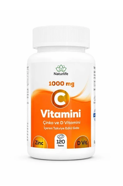 Naturlife Vitamin C 1000 mg 120 Tablet ürün görseli 1