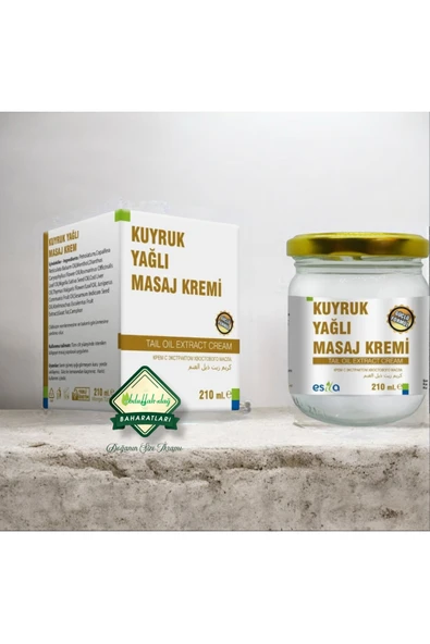 ESİLA Esila Kuyruk Yağlı Bamya Tohumlu Masaj Kremi 210 ml ürün görseli 1