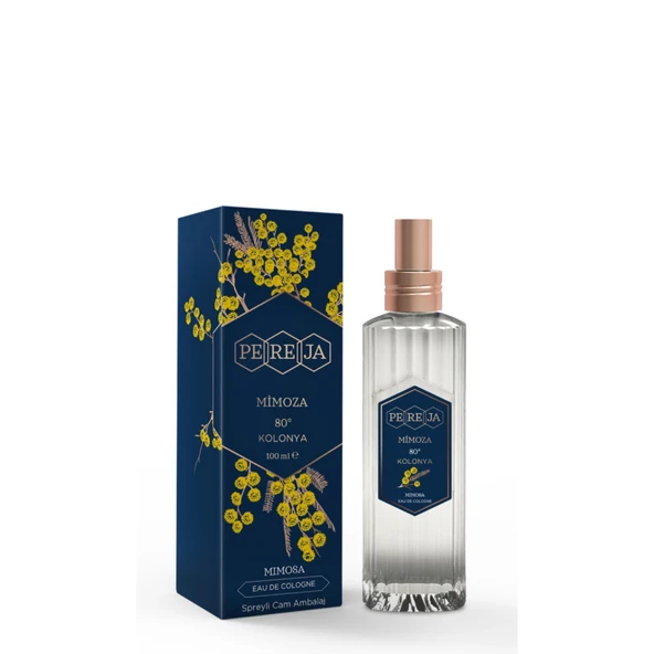 Pereja Spreyli Cam Şişe Mimoza Kolonya 100 ml ürün görseli 1