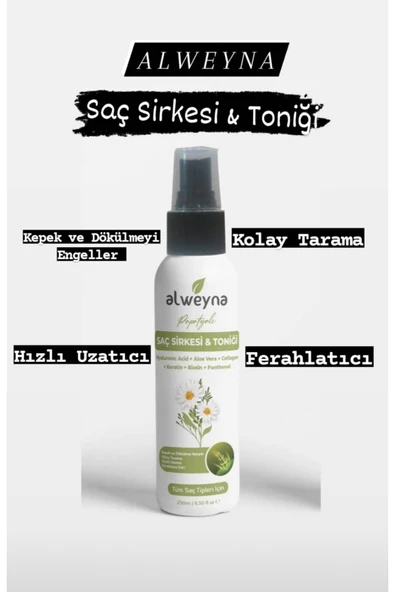 ALWEYNA Papatyalı Saç Sirkesi & Toniği 250 Ml ürün görseli 1