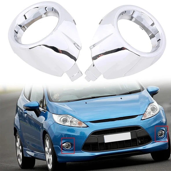 Ford Fiesta 2008  Sis Far Çerçevesi Sol Nıkelaj (Oem No:8A6115A223Cb5Sm3) ürün görseli 1