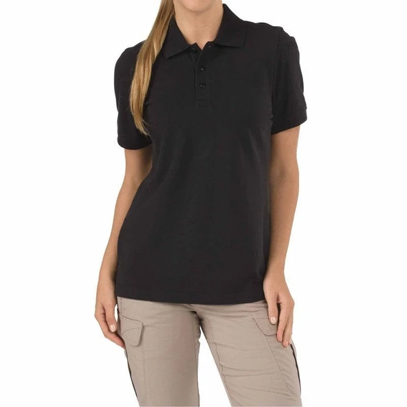 5.11 PROFESSIONAL POLO BAYAN T-SHIRT SIYAH - Resim 3