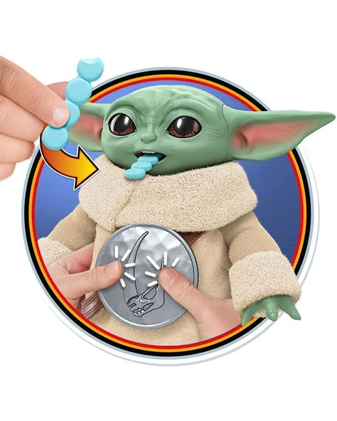 Star Wars Snackin Grogu Aksiyon Figürü G3087 - Resim 4