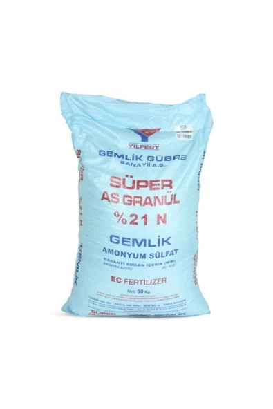 GEMLİK Gübre Amonyum Sülfat 21n Şeker Gübresi Meyve Ve Sebze Geliştirici 25 Kg ürün görseli 1