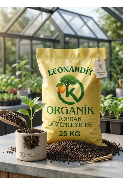 karaoğlan tarım Leonardit Gübre Organik Toprak Düzenleyicisi Ph 4-6 25 Kg ürün görseli 1