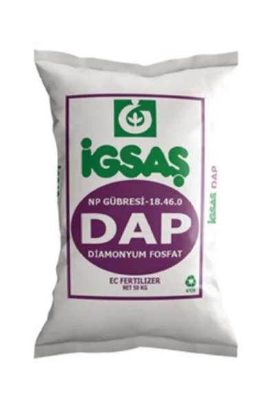 İGSAŞ 1 Kg Dap 18.46.0 Gübre - Toprak Altı-taban Gübresi - Diamonyum Fosfat Kompoze Gübre Dap ürün görseli 1