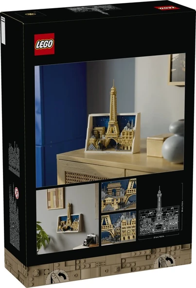 Lego Architecture Paris Aşıklar Şehri 21064 - Resim 3