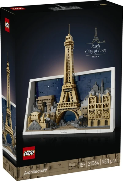 Lego Architecture Paris Aşıklar Şehri 21064 ürün görseli 1