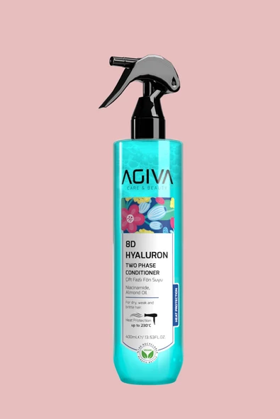 Care&Beauty 8d Hyaluron Kuru ve Kırılgan Saçlar İçin Nemlendirici Çift Fazlı Fön Suyu ürün görseli 1
