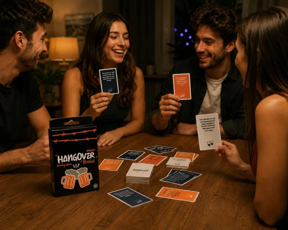 Hangover Mini İngilizce Yazılı Yetişkin Parti Oyunu – Eğlenceli Sohbet & Kart Oyunu, Arkadaş ve Çiftler İçin ürün görseli 1