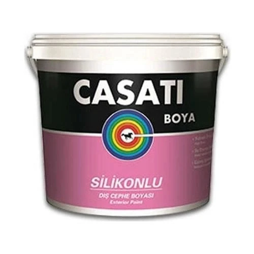Casati Silikonlu Dış Cephe Boyası 2,5 Litre Beyaz ürün görseli 1