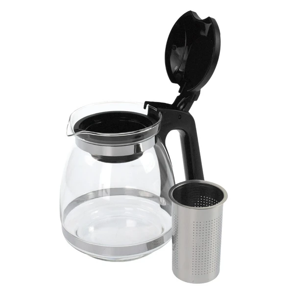 Çelik Süzgeçli Cam Demlik - 1500 ml - Resim 3