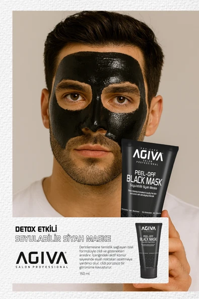 Soyulabilir Siyah Maske 150 ML - Resim 3