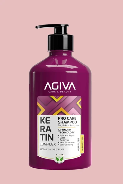 Keratin Complex Pro Care Onarıcı ve Isı Koruyucu Saç Bakım Şampuanı-1000ML ürün görseli 1