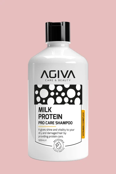 Milk Protein Kuru ve Yıpranmış Saçlar İçin Amino Complex İçeren Saç Bakım Şampuanı 500ML ürün görseli 1