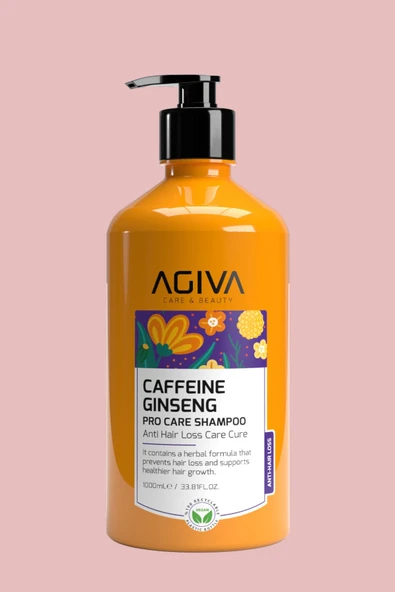 Caffeine&Ginseng Dökülme Karşıtı ve Güçlendirici Saç Bakım Şampuanı 1000ML-Vegan ürün görseli 1