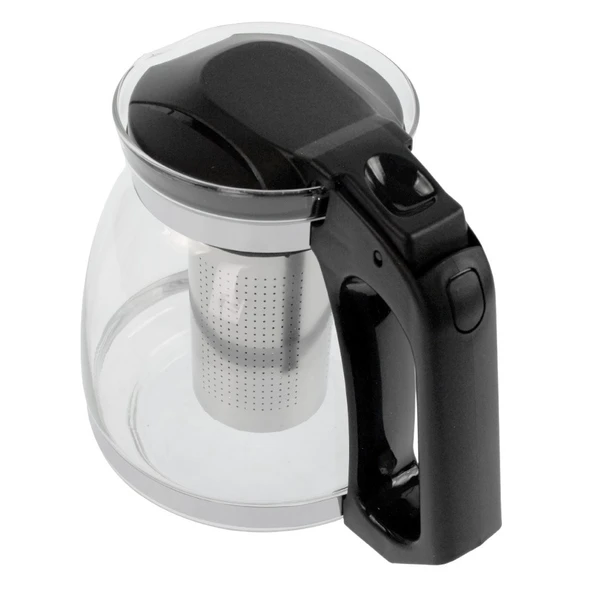 Çelik Süzgeçli Cam Demlik - 1500 ml - Resim 4