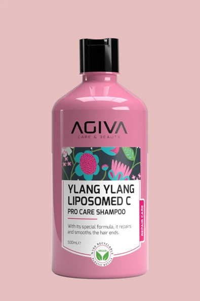 Ylang Ylang&Lipozomed C Yıpranmış ve Zayıf Saçlar İçin Onarıcı Şampuan 500ML-Vegan ürün görseli 1