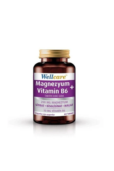 Wellcare Magnezyum + Vitamin B6 60 Tablet ürün görseli 1