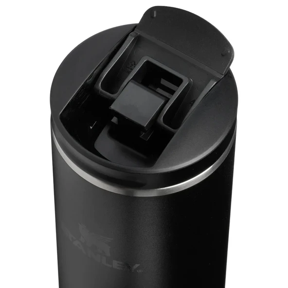 Stanley The Transit Fliptop Mug 0.47 L - Black 2.0 - Resim 3
