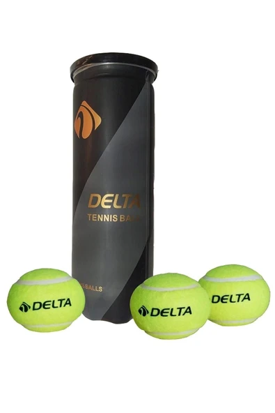 Delta Expert Seviye Özel Vakumlu Tüpte 3 Adet Dura-Strong Tenis Maç Topu ürün görseli 1