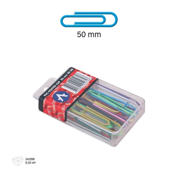Ark PVC Kaplı Renkli Ataç 50 mm, 20 gr 2 Adet ürün görseli 1