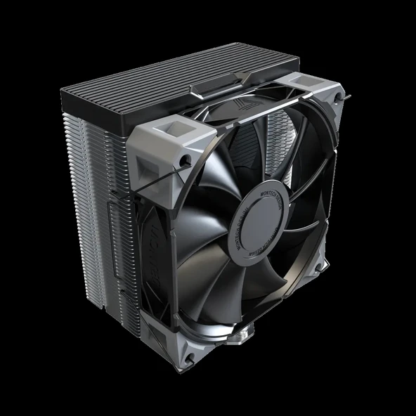 MONTECH NX400 - CPU Hava Soğutucu, Tek Kule, 4 Gelişmiş Isı Borusu, 52 Kanatlı Isı Emici, E28, 120 mm FDB Statik Basınçl ürün görseli 1
