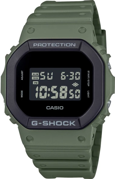 CASIO G-SHOCK DW-5610UU-3DR YEŞİL SİLİKON KORDON DİJİTAL ERKEK KOL SAATİ ürün görseli 1
