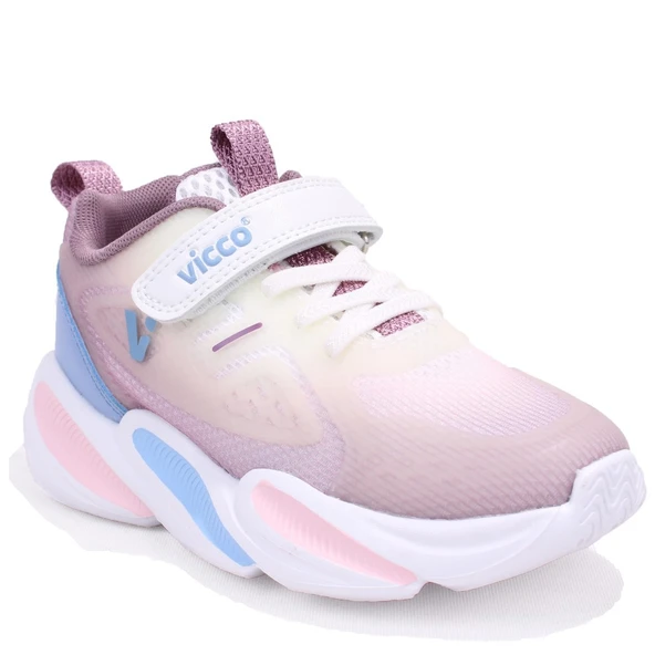 Vicco Samur 346F25Y198 Pudra Ortopedik Günlük  Kız Çocuk Spor Ayakkabı ürün görseli 1