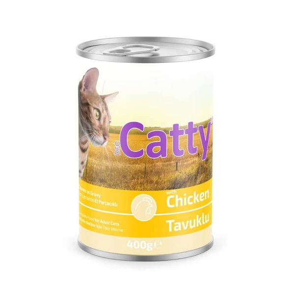 Catty Sos İçinde Tavuk Etli Kedi Konservesi 400 Gr ürün görseli 1